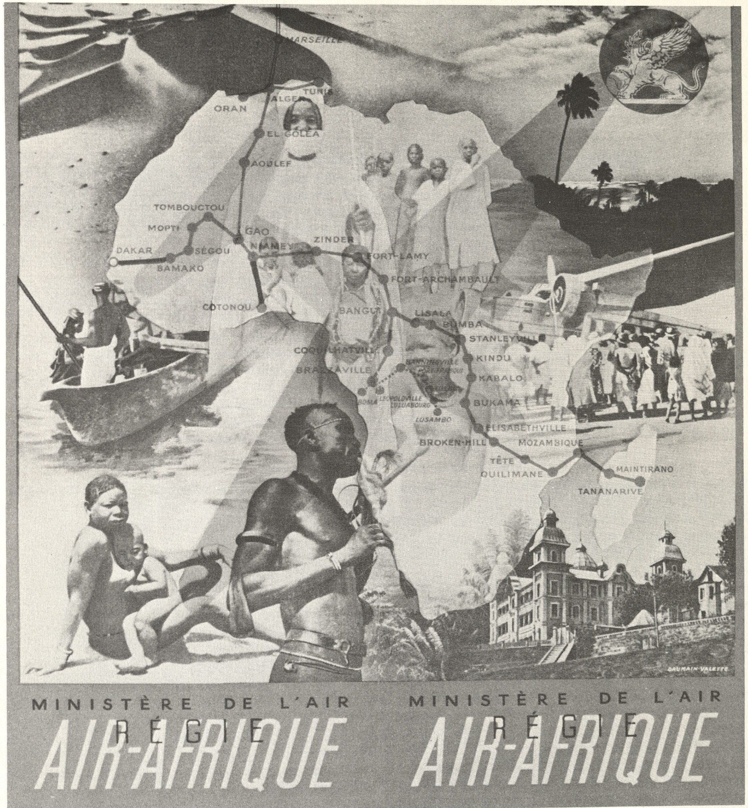 Air Afrique advertisement source image.