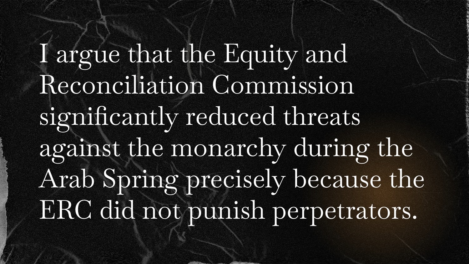Truth After Tazmamart presentation — slide 6 of 20