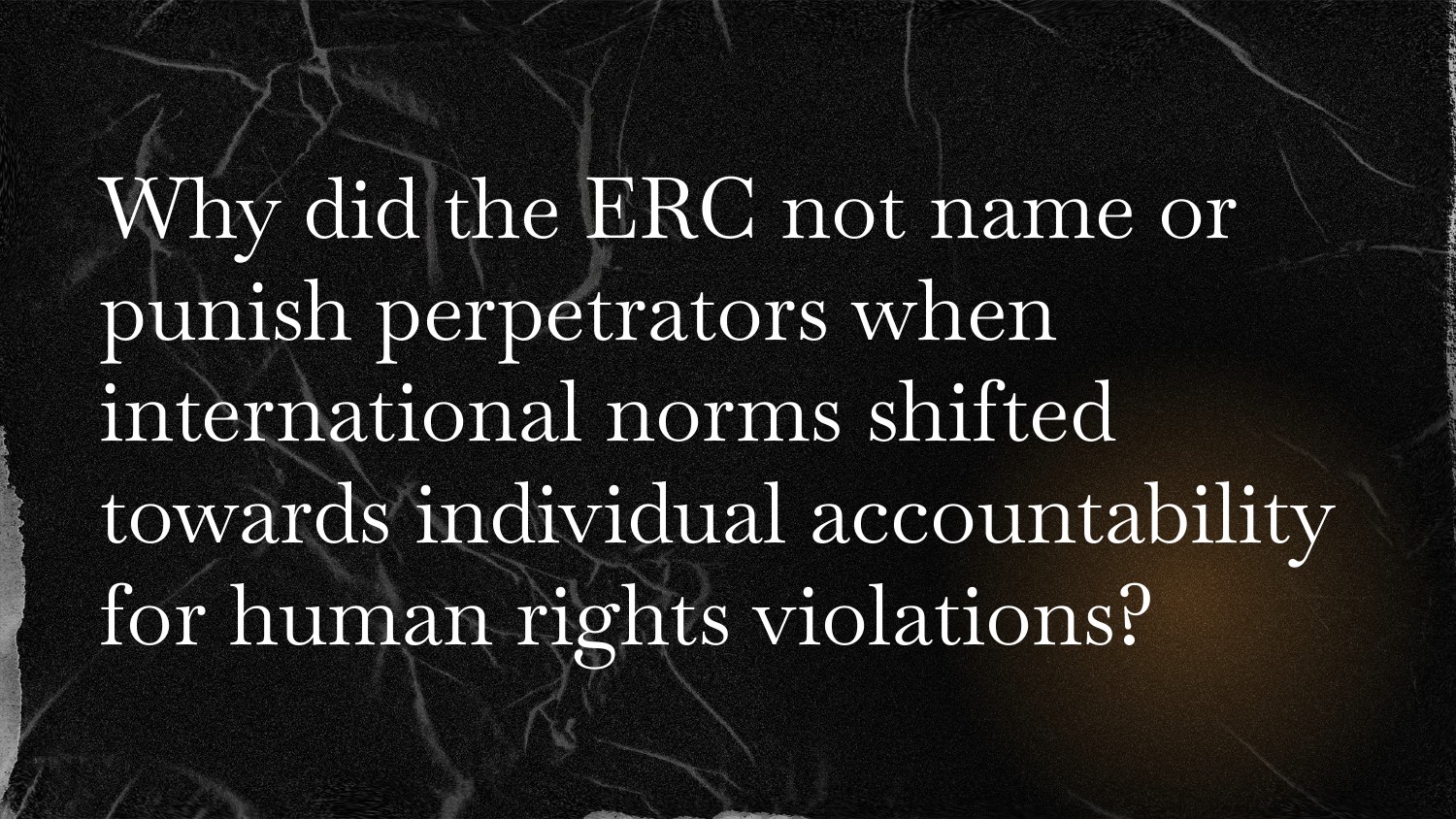 Truth After Tazmamart presentation — slide 13 of 20
