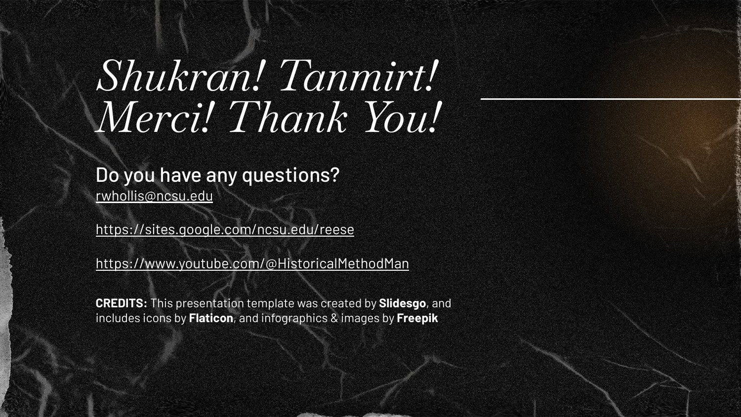 Truth After Tazmamart presentation — slide 20 of 20